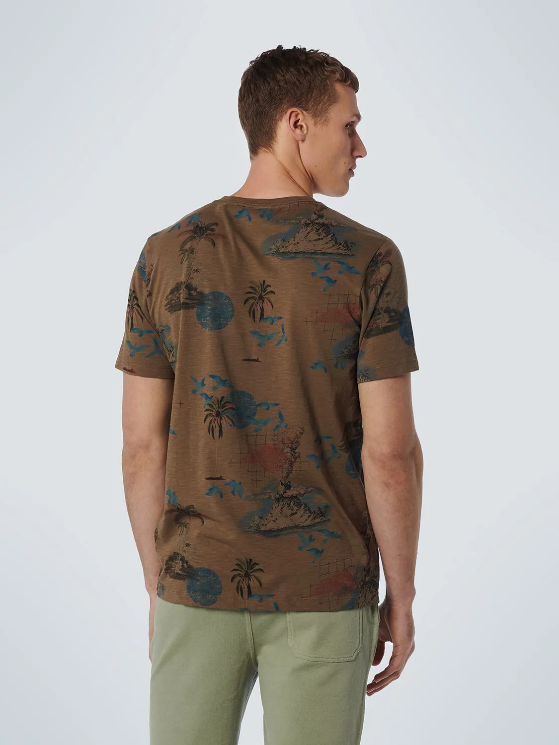 NO EXCESS ALLOVER PRINT CREWNECK T-SHIRT 19350374