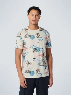 NO EXCESS ALLOVER PRINT CREWNECK T-SHIRT 19350374