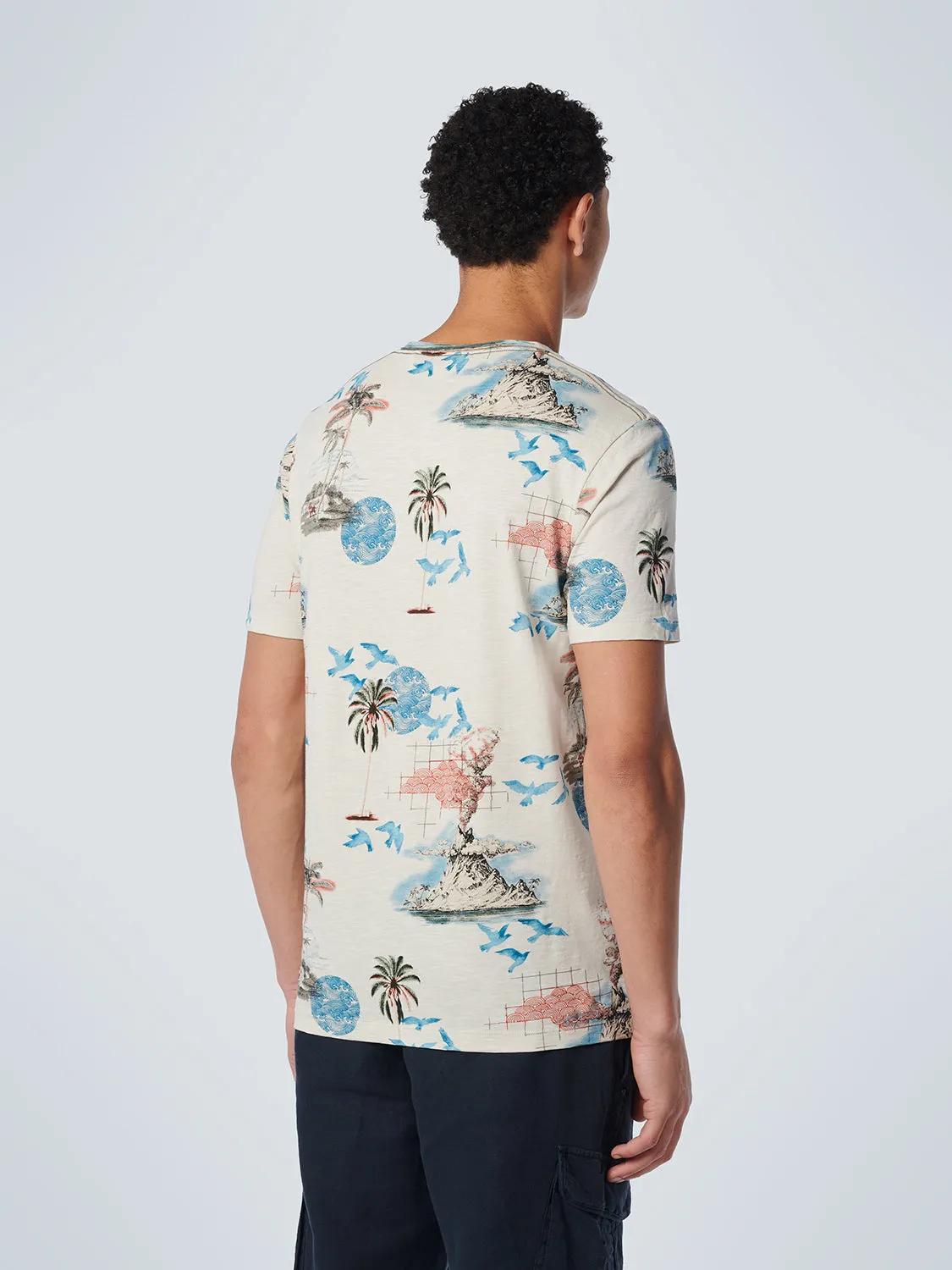 NO EXCESS ALLOVER PRINT CREWNECK T-SHIRT 19350374