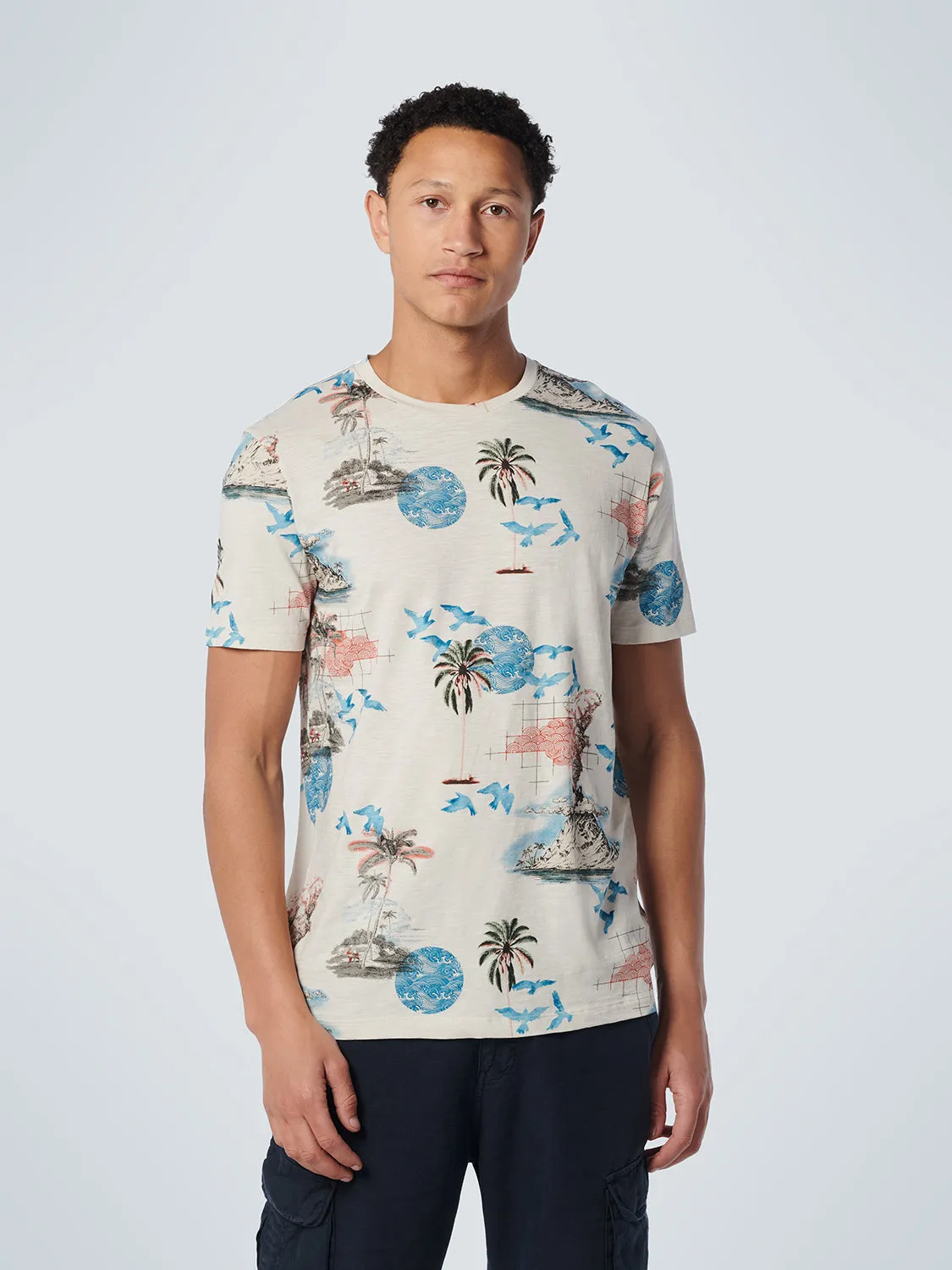 NO EXCESS ALLOVER PRINT CREWNECK T-SHIRT 19350374