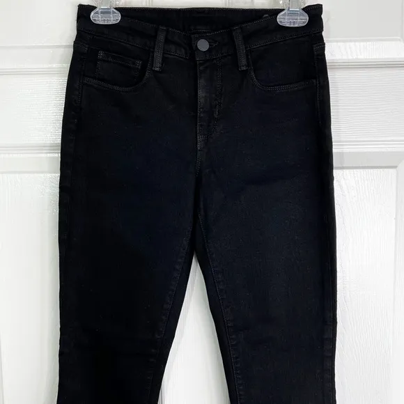NWOT L’Agence Mid Rise Skinny Jeans in Black Women’s Sz 25