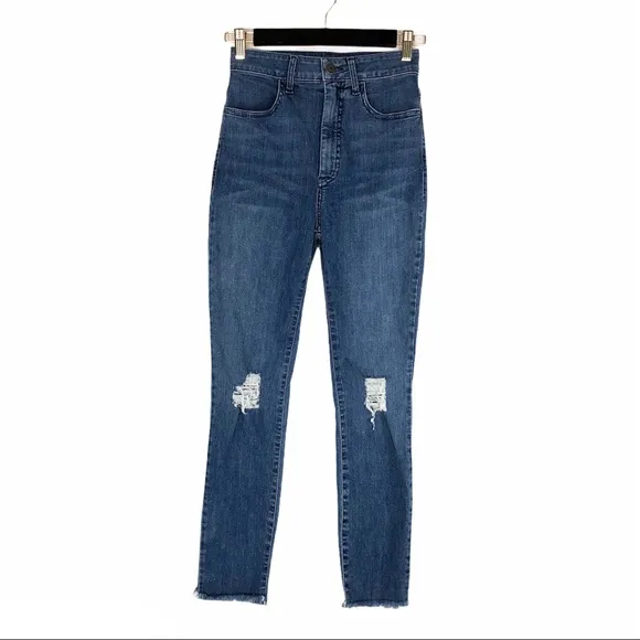 NWOT SMYM Soho Zip Up High Rise Skinny Jeans