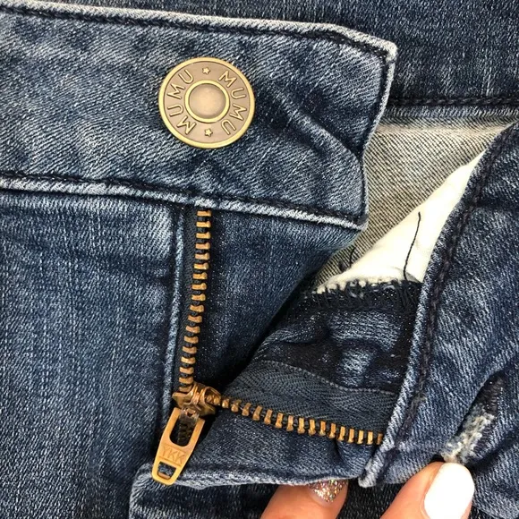 NWOT SMYM Soho Zip Up High Rise Skinny Jeans