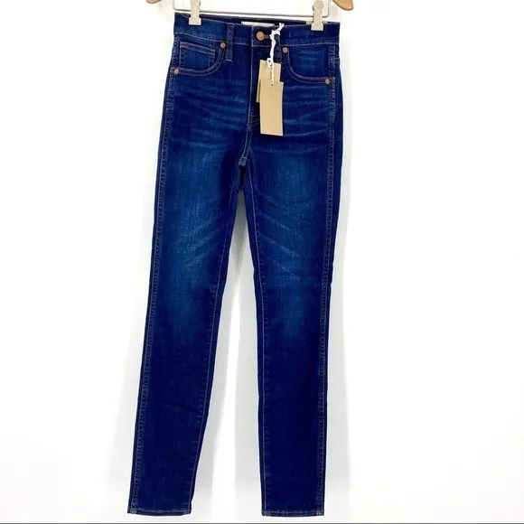 NWT! Madewell 10” high rise skinny in Hayes