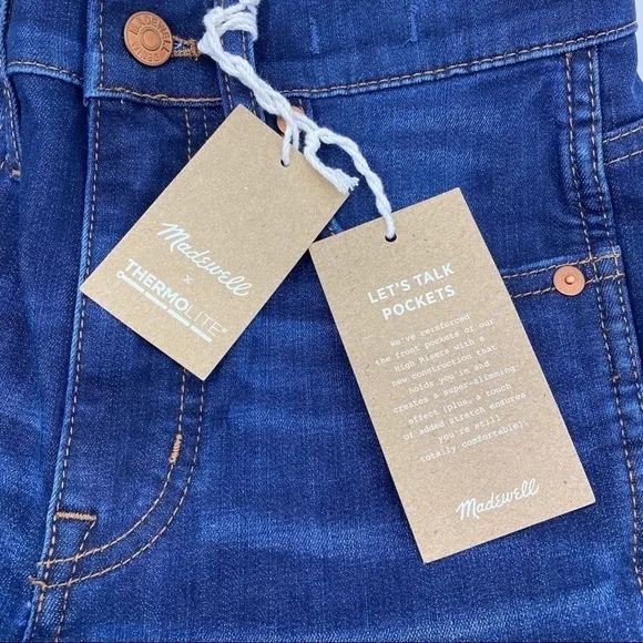 NWT! Madewell 10” high rise skinny in Hayes