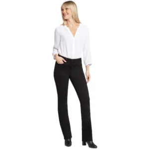 NYDJ New Womens Size 4 Barbara Lift Tuck Technology Bootcut Jeans in Black