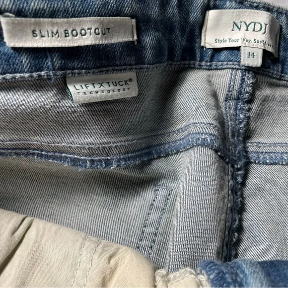 NYDJ NWT Slim Bootcut Riverfront Jeans size 14