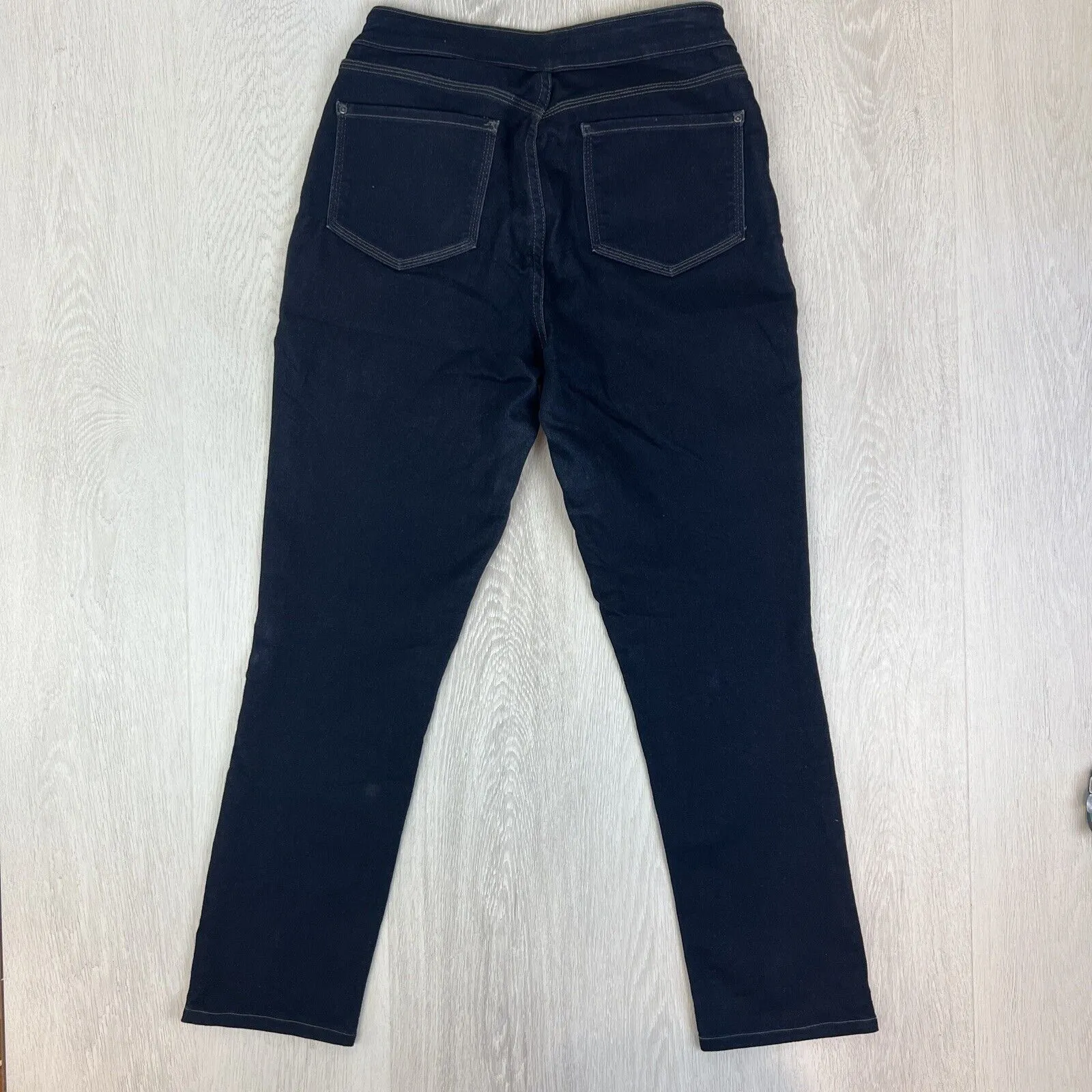 NYDJ Womens Blue Skinny Stretch Jeans Size 12 USA