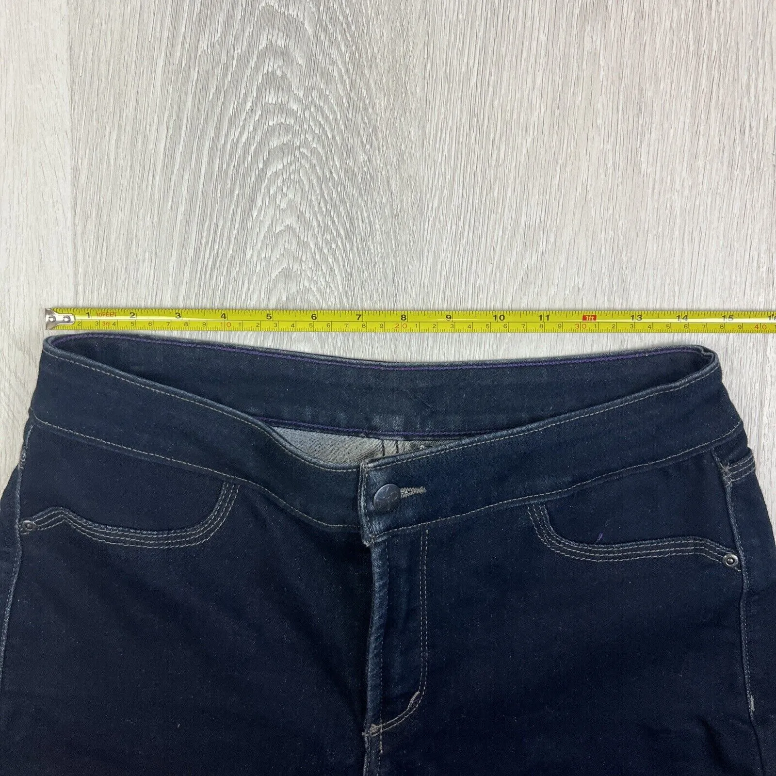 NYDJ Womens Blue Skinny Stretch Jeans Size 12 USA