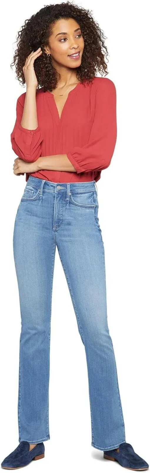 NYDJ Womens Slim Bootcut Jeans MAER2880