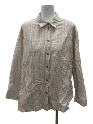 Oat Striped Button Down Shirt