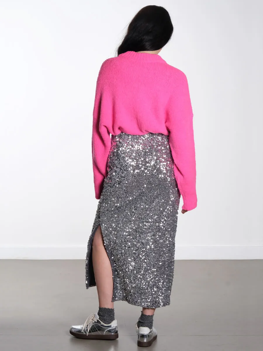 OBJKinne Sequin Maxi Skirt