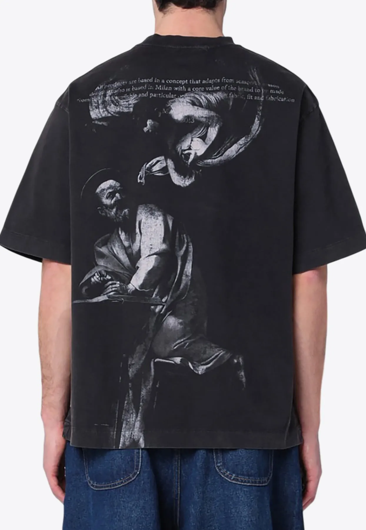 OFF Stamp Washed T-shirt
