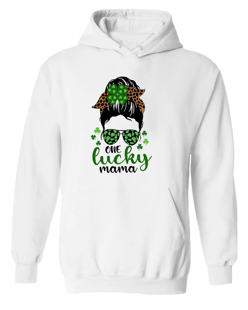 One Lucky mama hoodie women st patrick's day hoodie