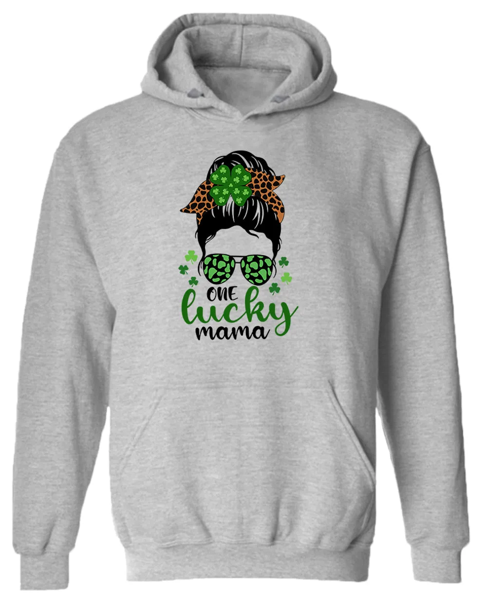 One Lucky mama hoodie women st patrick's day hoodie