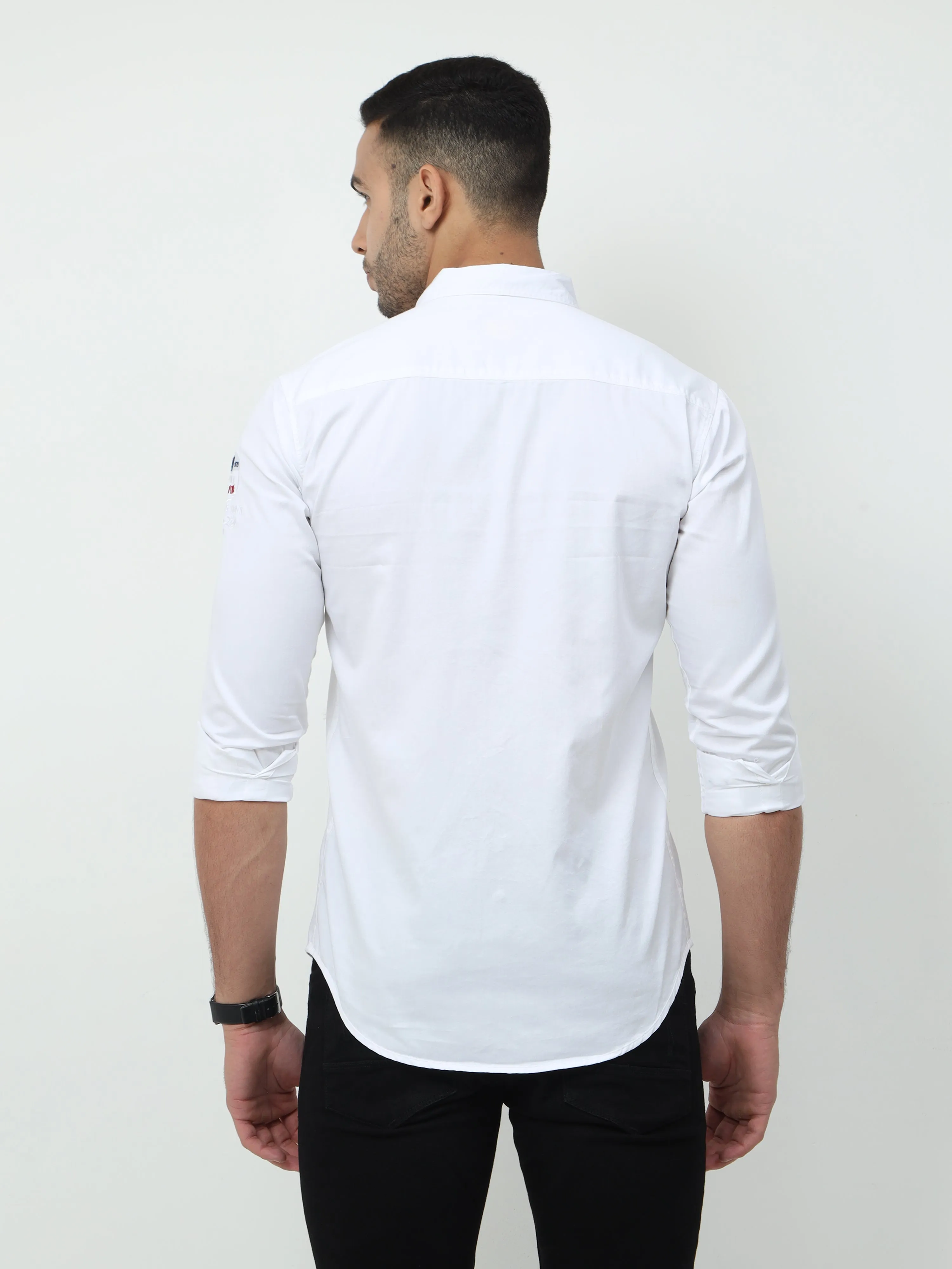 Onfire Cargo White Shirt - A2243A