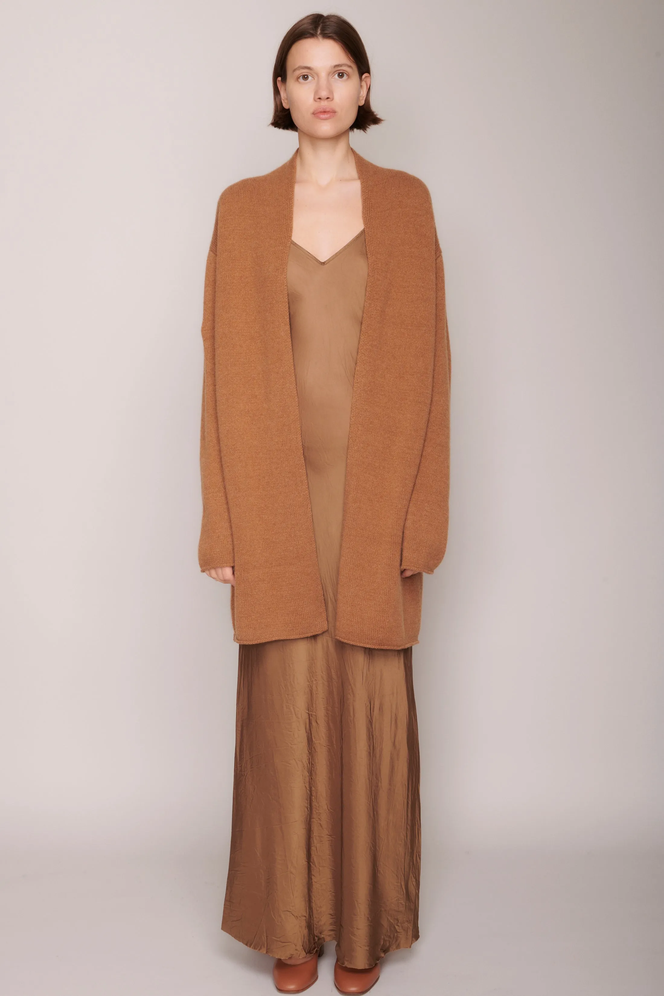 Open Cardigan in Vicuna