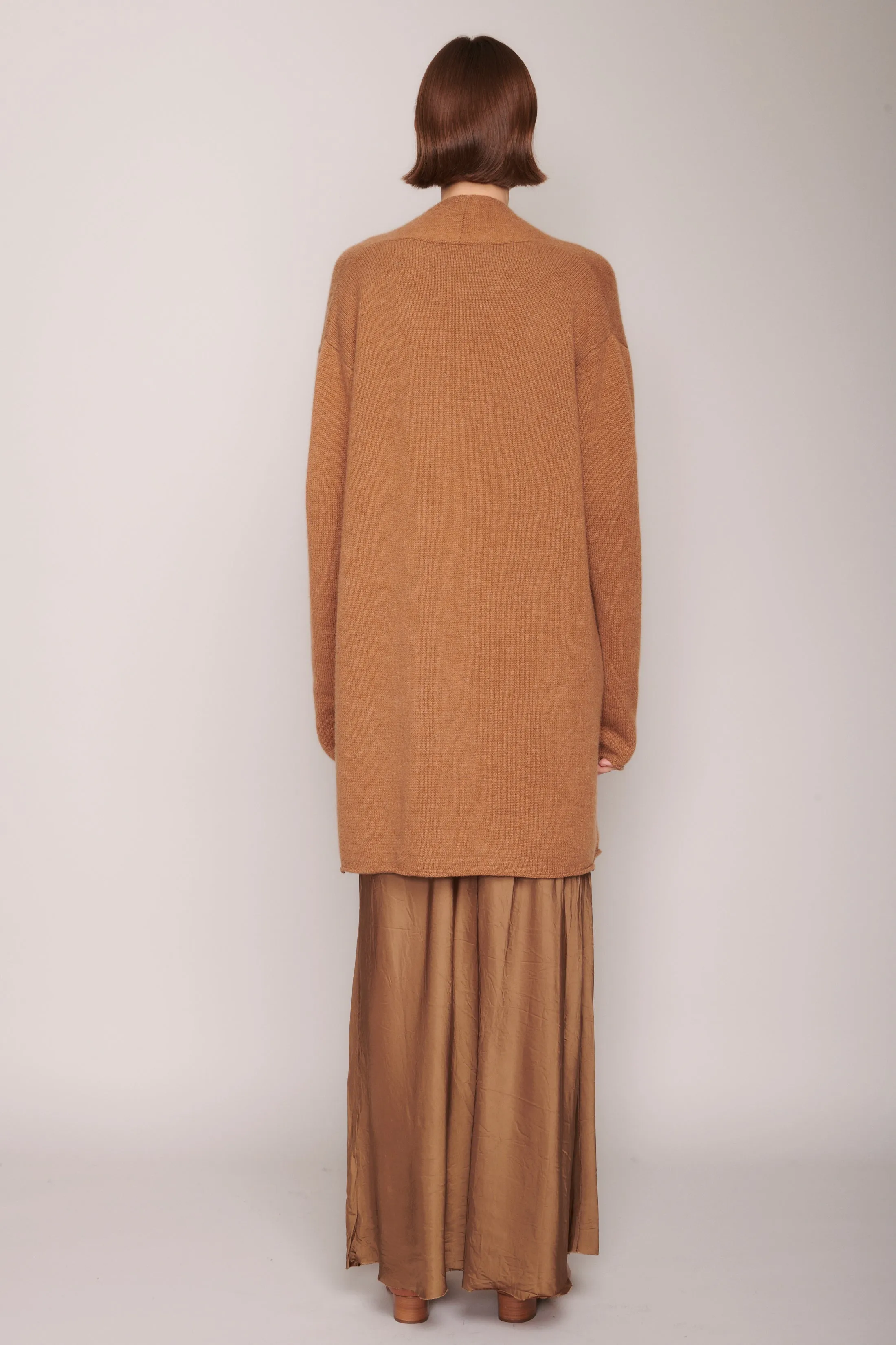 Open Cardigan in Vicuna