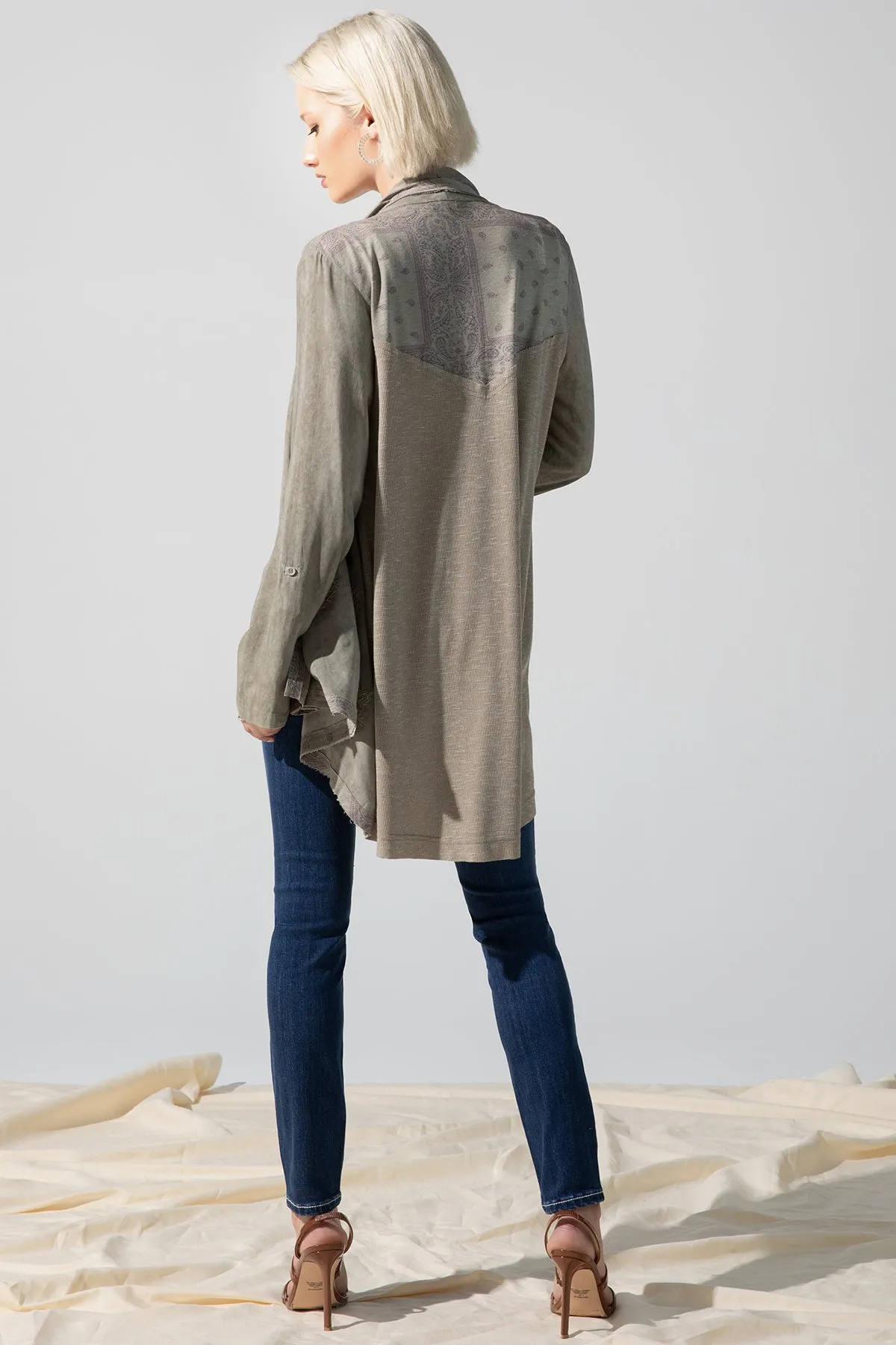 Open Drape Cardigan
