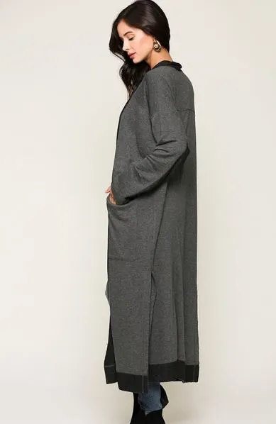 OUT AND ABOUT MAXI CARDIGAN