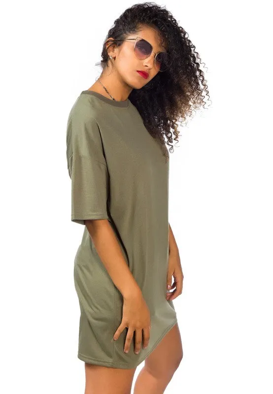 Over Sized Varsity Graphic Tee Top