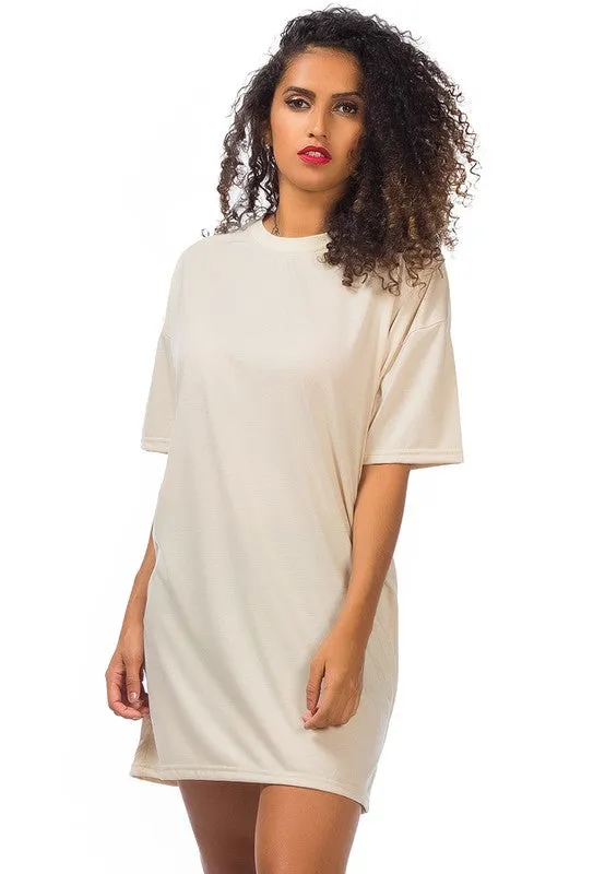 Over Sized Varsity Graphic Tee Top