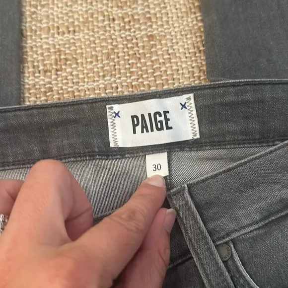 Paige Gray Verdugo Ultra Skinny Stretch Jeans Sz 30