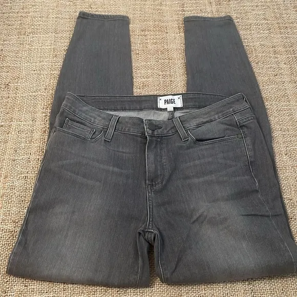 Paige Gray Verdugo Ultra Skinny Stretch Jeans Sz 30