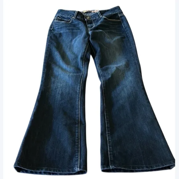 Paige Premium Denim Hidden Hills Bootcut Flare Jeans blue denim -size 30