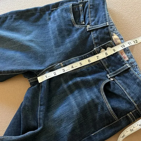 Paige Premium Denim Hidden Hills Bootcut Flare Jeans blue denim -size 30
