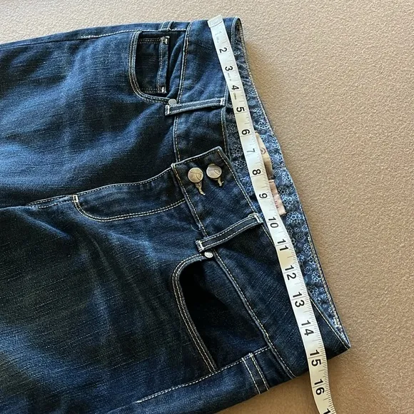 Paige Premium Denim Hidden Hills Bootcut Flare Jeans blue denim -size 30