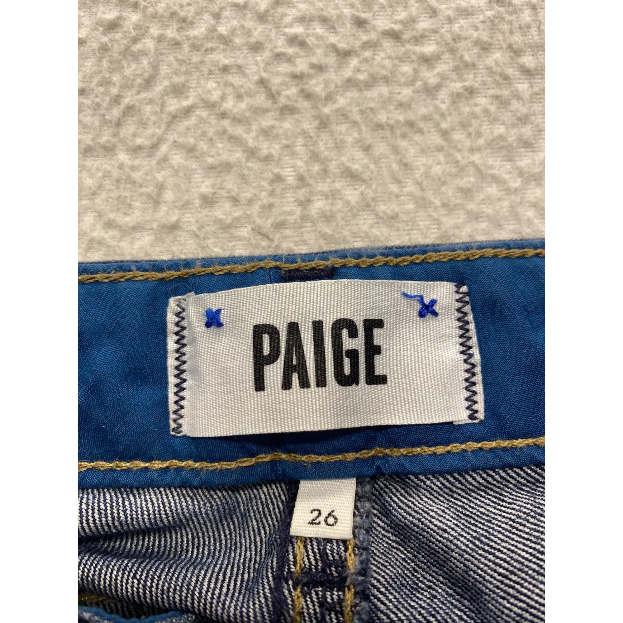 Paige Womens Skyline Bootcut Jeans Size 26 Dark Wash Stretch Denim #7076