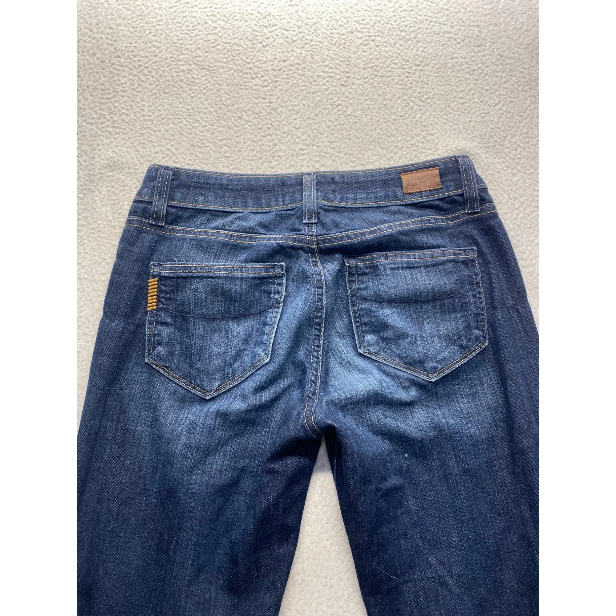 Paige Womens Skyline Bootcut Jeans Size 26 Dark Wash Stretch Denim #7076