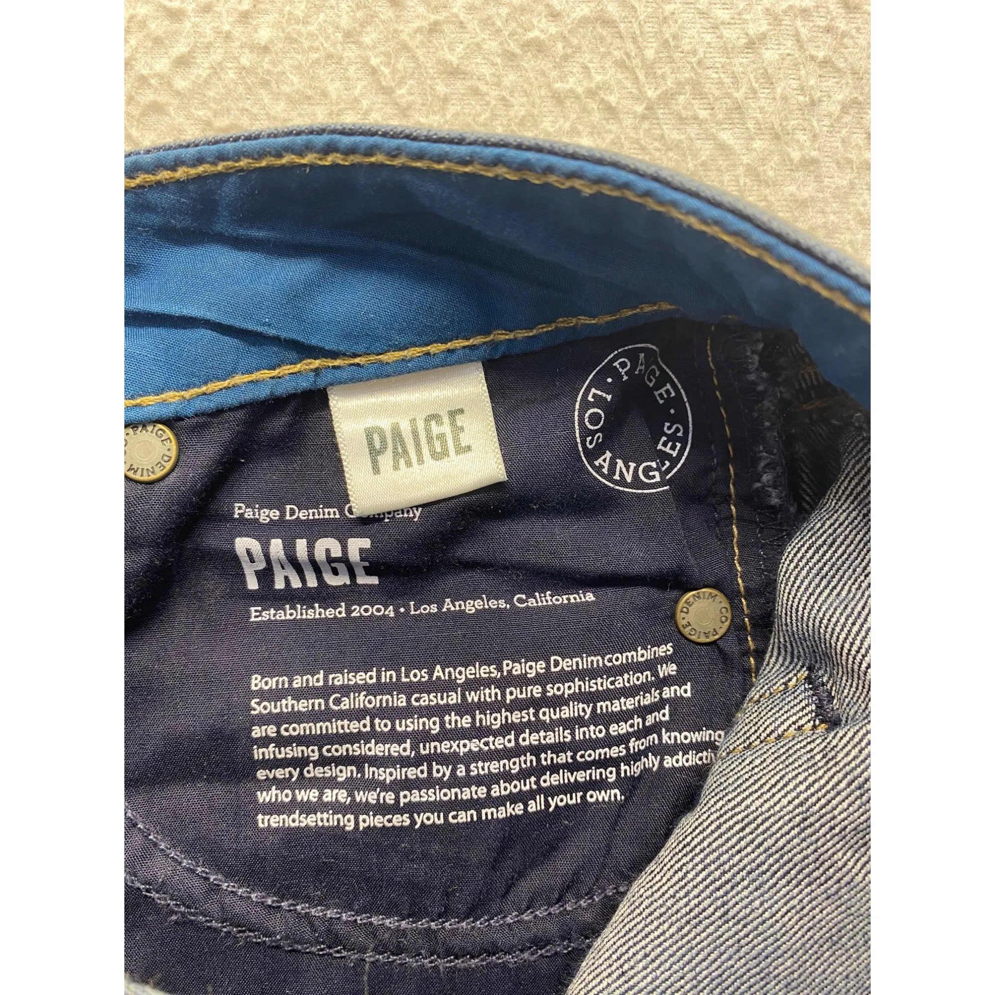 Paige Womens Skyline Bootcut Jeans Size 26 Dark Wash Stretch Denim #7076