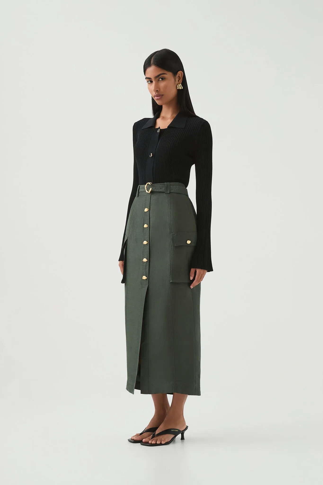Paloma Utility Midi Skirt
