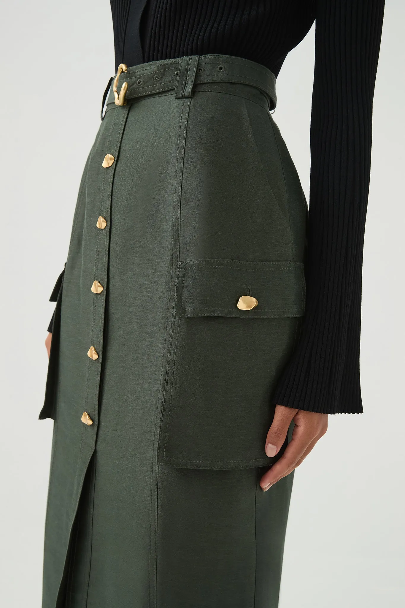 Paloma Utility Midi Skirt