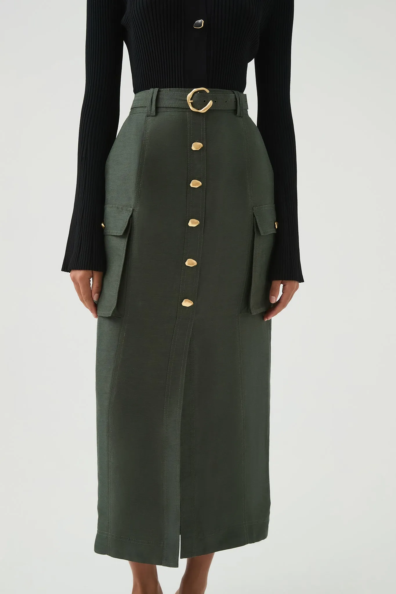 Paloma Utility Midi Skirt