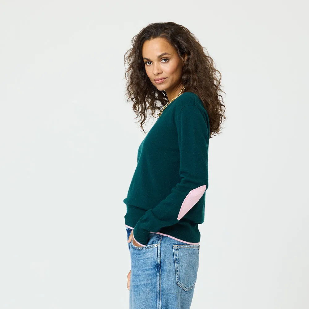 Patchwork Cashmere Sweater