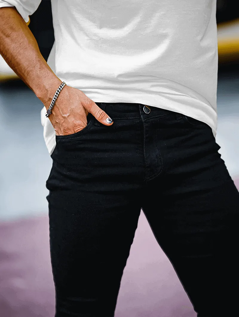 Paul – Classic Black Denim Jeans for Men
