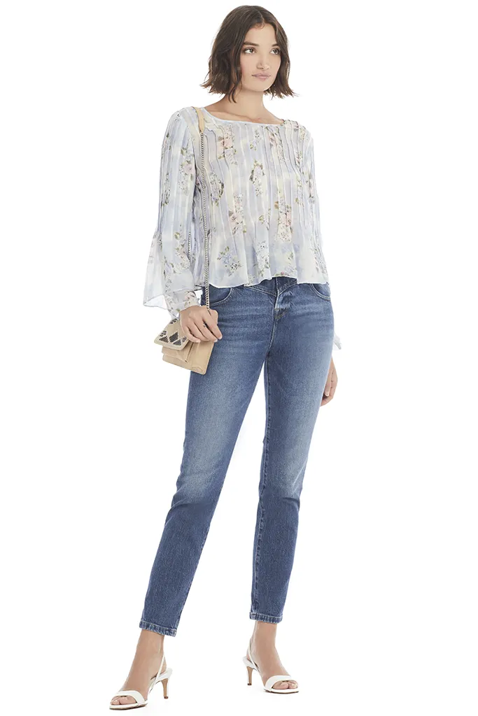 Paulette Top (Water Petals)