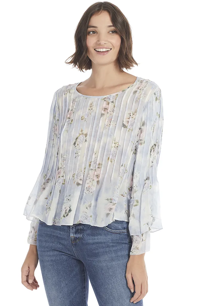 Paulette Top (Water Petals)