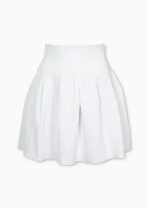 Penelope - Knit, Pleated Yoke Skirt