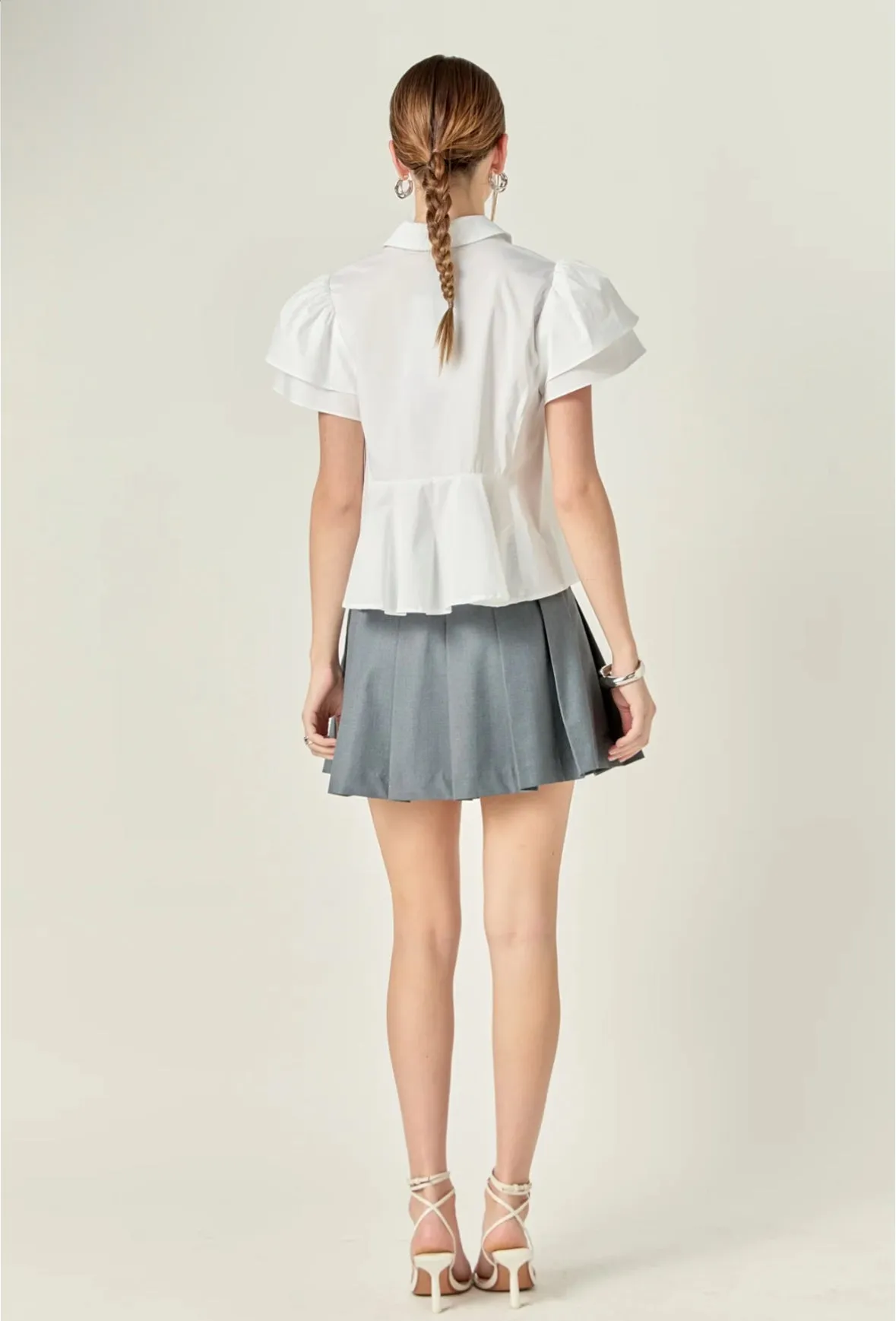 Peplum Shirt Blouse