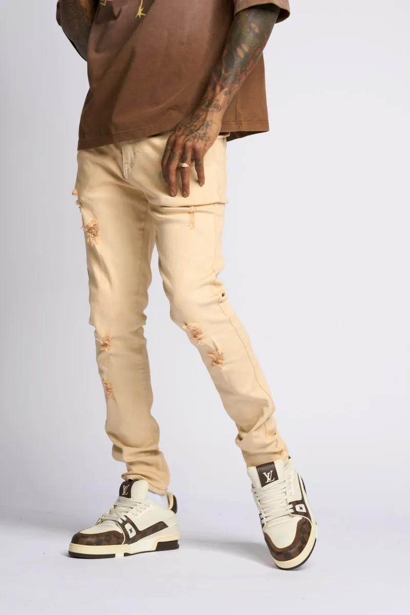 PHEELINGS AMBITION SKINNY DENIM (Light Blue Cream)