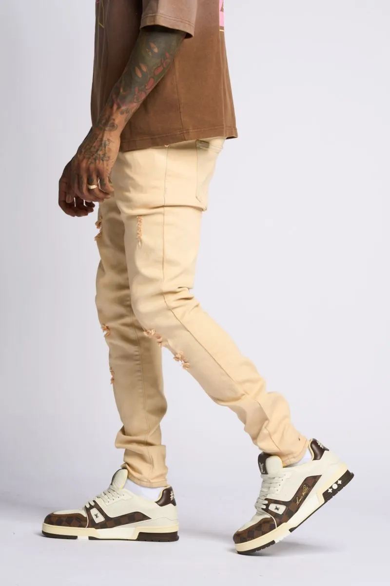PHEELINGS AMBITION SKINNY DENIM (Light Blue Cream)