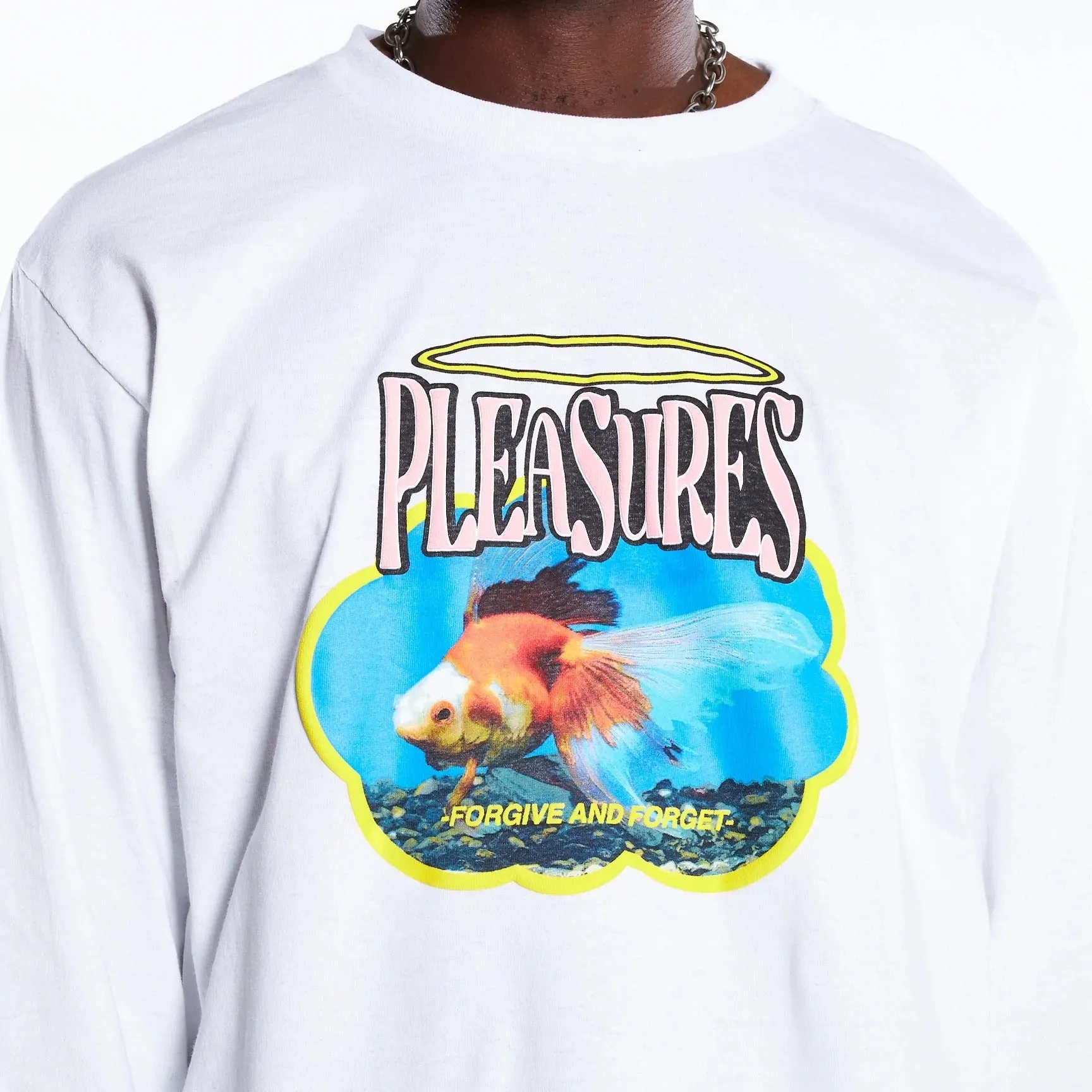 Pleasures Men Bowl Long Sleeve White