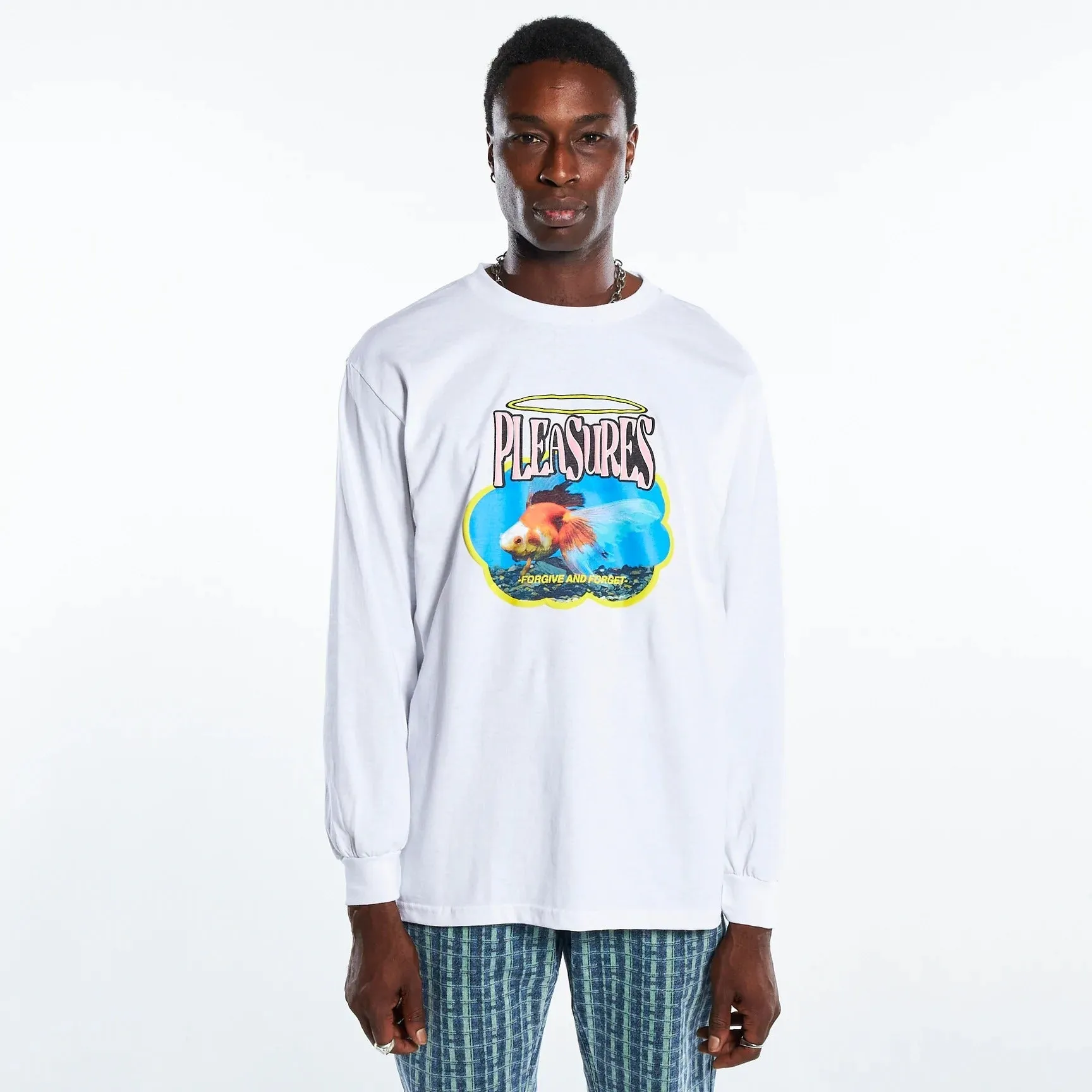 Pleasures Men Bowl Long Sleeve White