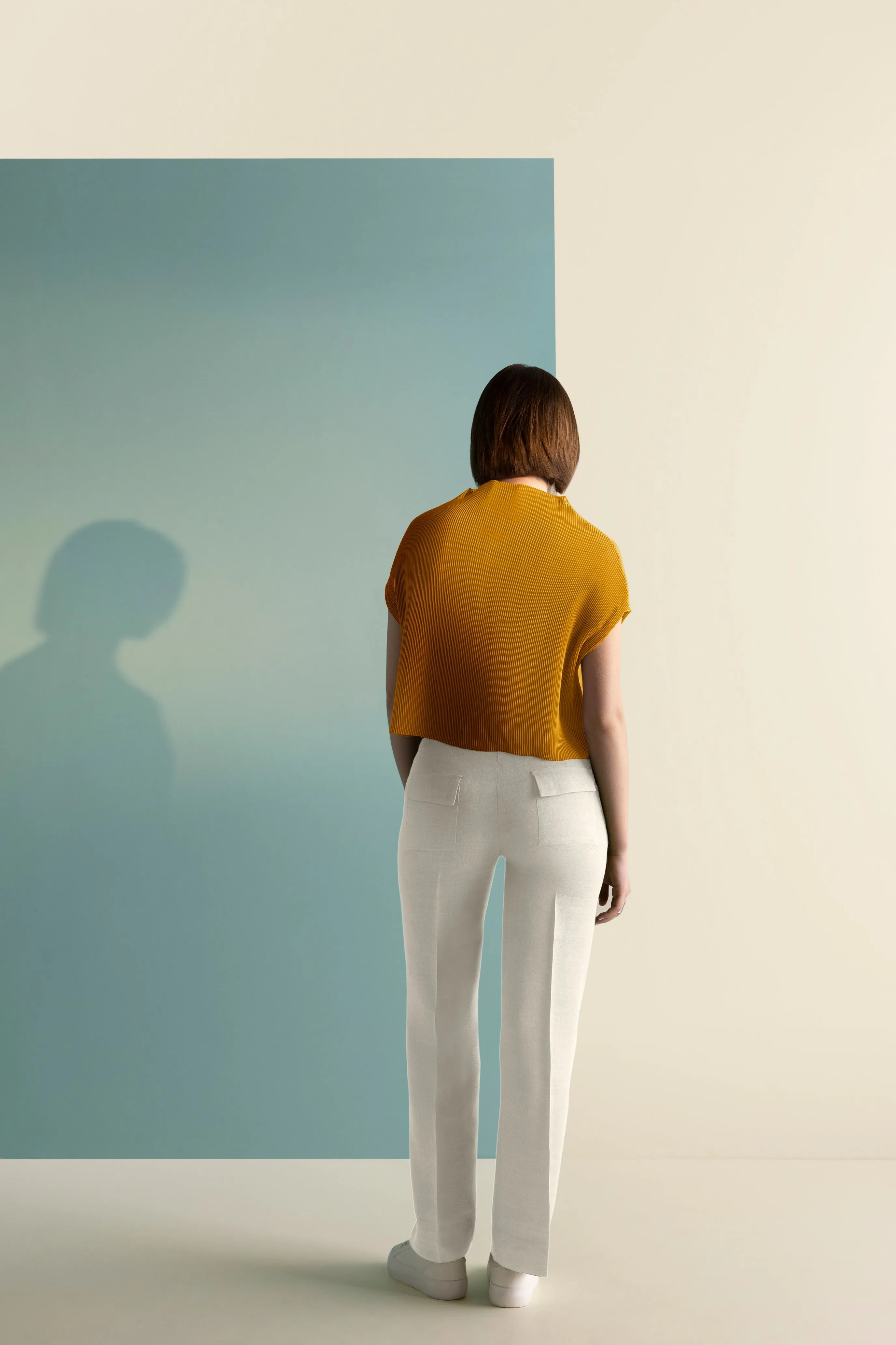 Pleated Box Top