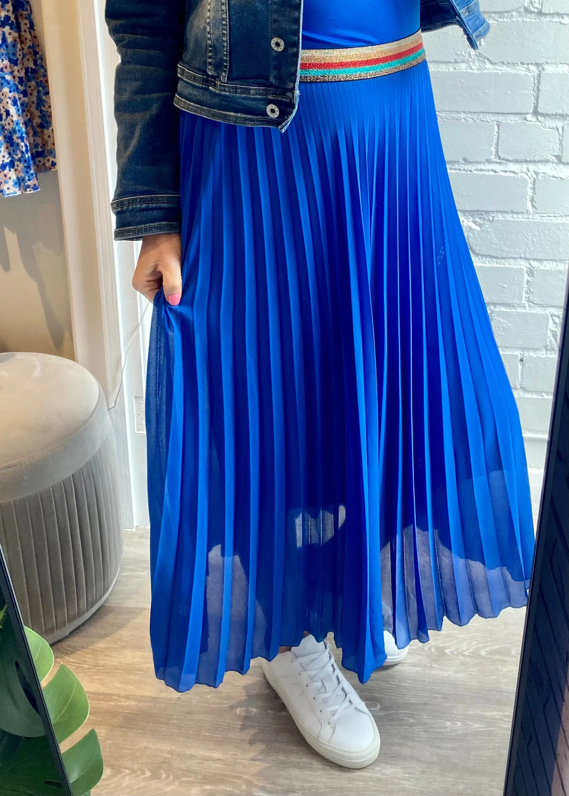 Pleated Midi Skirt - 3 colours