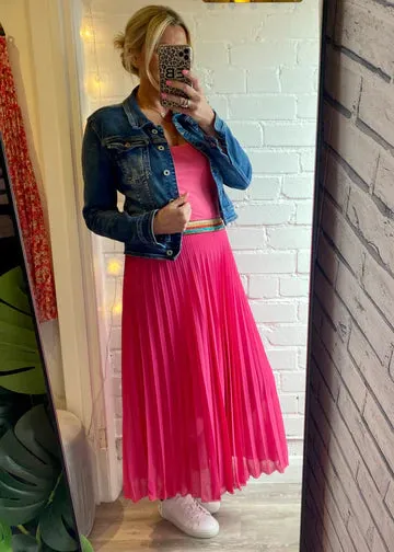 Pleated Midi Skirt - 3 colours